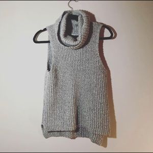 Aeropostale Grey Turtleneck Sweater Vest